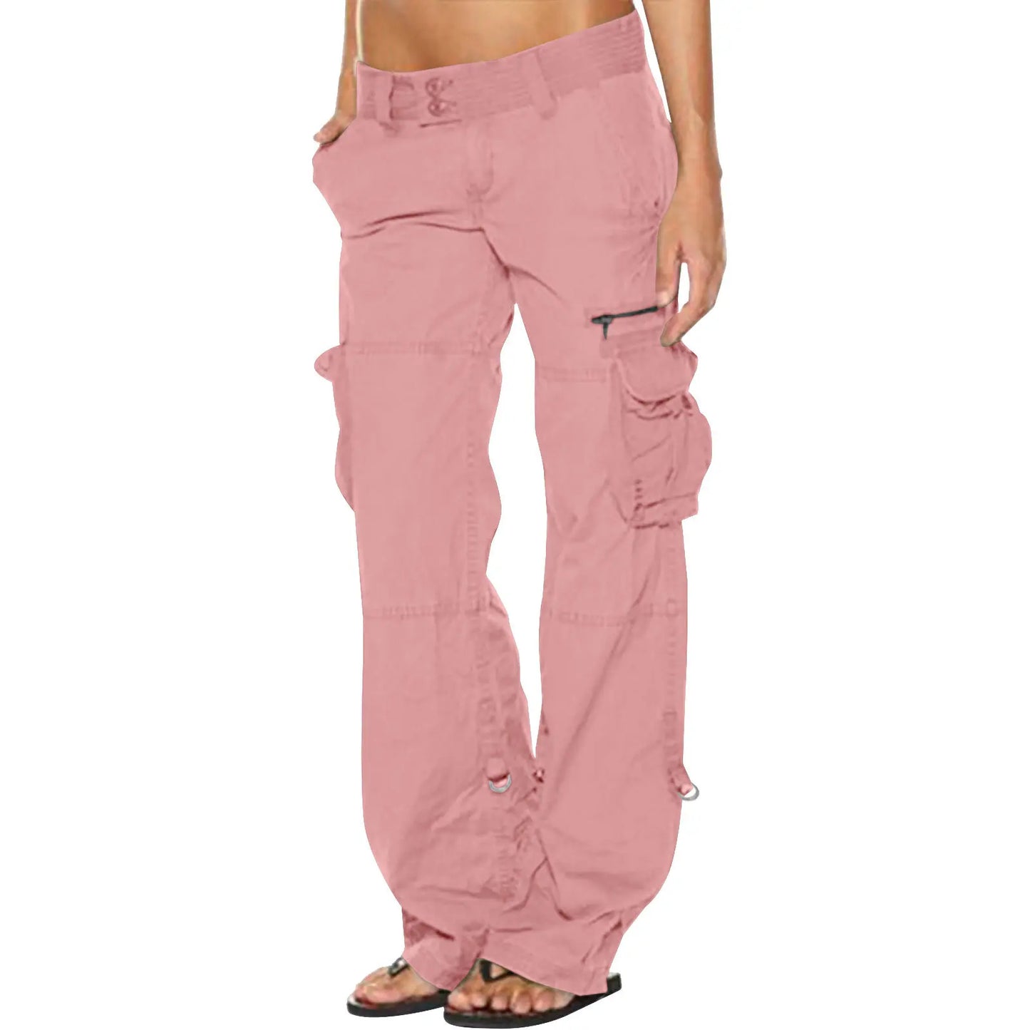 Women's New Spring and Autumn European and American Fashion Classic Street Trend Daily Retro French Wide Leg Work Pants