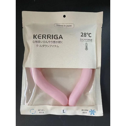 Summer Neck Cooling Tube Reusable Portable Ice Neck Cooler Ring Soft Silicone Cold Neck Wrap For Heat Relief And Outdoor Activit
