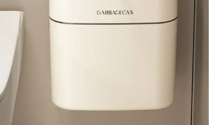 Hanging Trash Can - Stylish Kitchen  Bathroom Waste Bin with Flip Cover