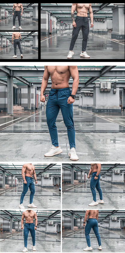 Men Running Sweatpants | Slim Athletic Sweatpants, Ankle Banded Trousers for Outdoor Training