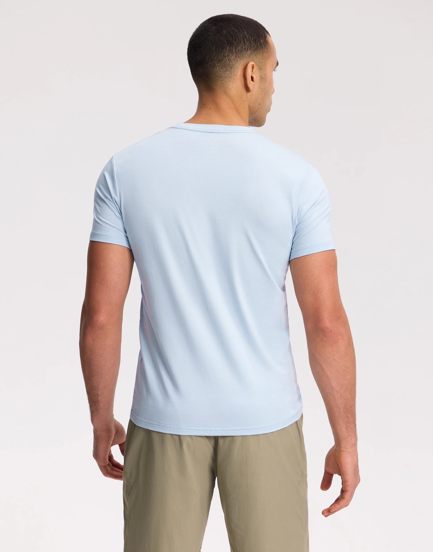 Pioneer Camp Men's T-Shirt Bamboo Viscose Ultra Soft Plain Male Shirts Cooling Crew Neck Casual Basic Tee Shirt Undershirt