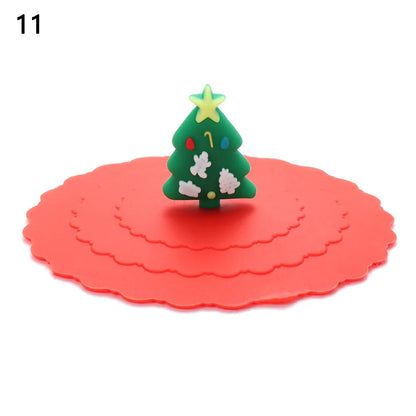 Silicone Cup Lids – Cute 10cm Leakproof Heat-Resistant Mug Covers