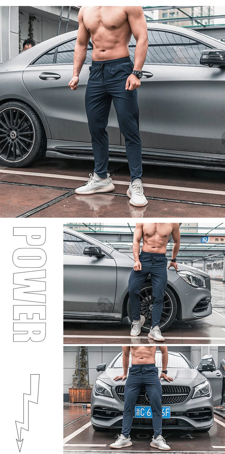 Men Running Sweatpants | Slim Athletic Sweatpants, Ankle Banded Trousers for Outdoor Training