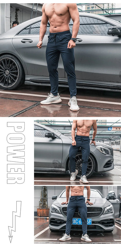 Men Running Sweatpants | Slim Athletic Sweatpants, Ankle Banded Trousers for Outdoor Training