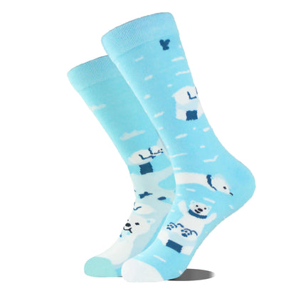 Funny Alien Shark Cotton Socks - Unisex Novelty Crew Socks