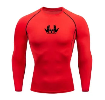 Men's Compression Shirt - Running Compression Tee | Long Sleeve Sports Shirt