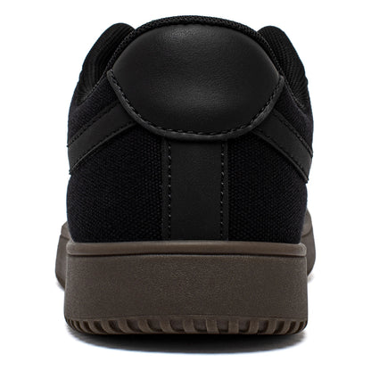 HOBIBEAR Wide Toe Shoes Mens Womens Minimalist Fabric Sneaker Lace Up Casual Walking Shoes