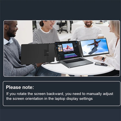 Portable Gaming Monitor - 16 Inch IPS Panel LCD Display With Swivel Bracket