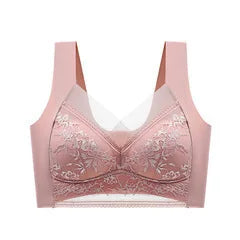 Seamless Lace Bra - Large Size Underwear | Breathable Thin Bra With Beautiful Back