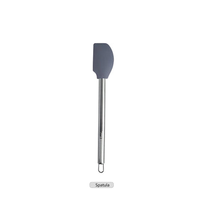 Silicone Kitchen Utensils – Heat Resistant Cooking Tool Sets with Stainless Steel Handle