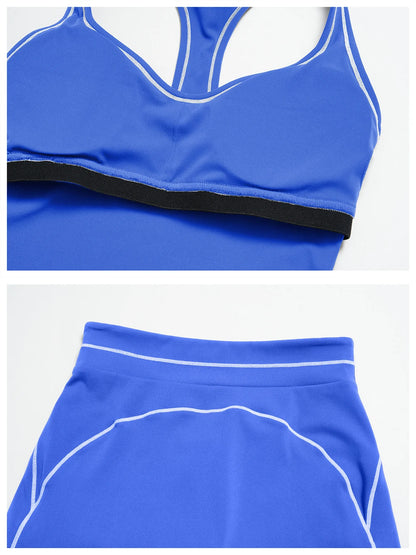 Yoga Suit 2PCS Women Tracksuits Sports Outfits Gym Clothes Running Sports Bra Suits Female Workout Yoga Clothes Athletic Wear