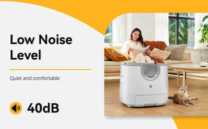 Automatic Smart Cat Litter Box - Self-Cleaning High-Capacity 11L Pet Toilet Tray - ZOOMNSTORE