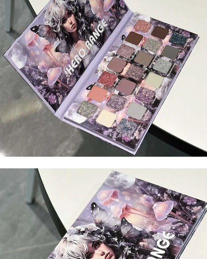 21-Color Chameleon Flashing Eyeshadow Palette Cold Moon Multi-functional Matte Shimmer Glitter Pigments Long-lasting Makeup
