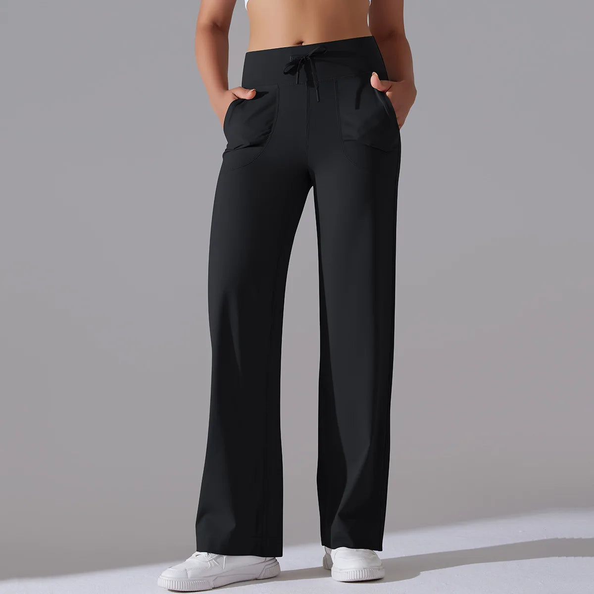 Yoga Straight Leg Sweatpant Straight Leg Women's Loose Tracksuit Pants Wide Leg Outdoor Gym Runing Casual Tracksuit Pants