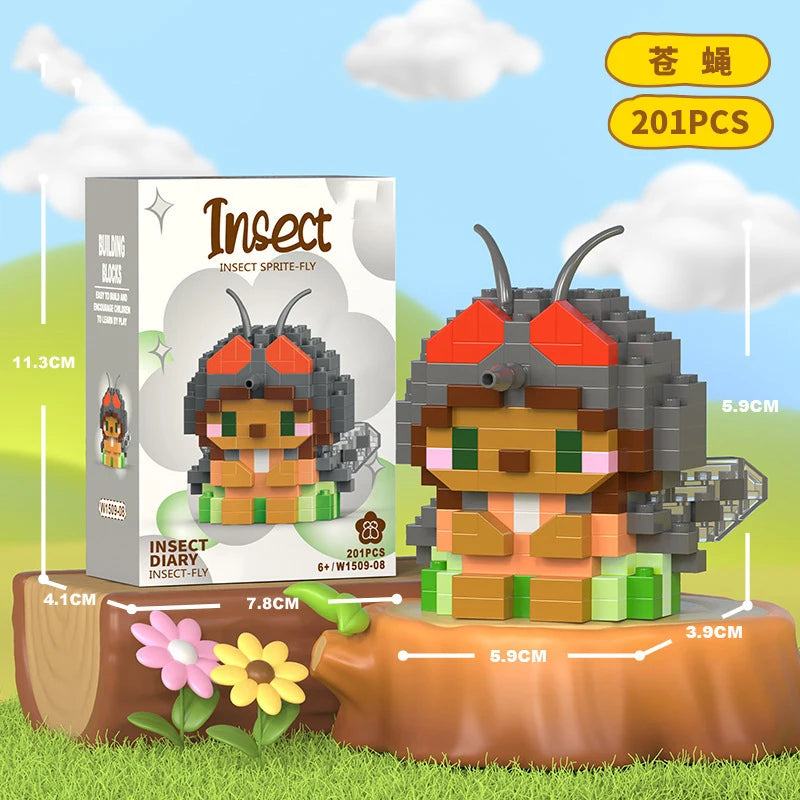 Micro Building Blocks - Creative Animal Brick Set | DIY Mini Construction Toys Kit