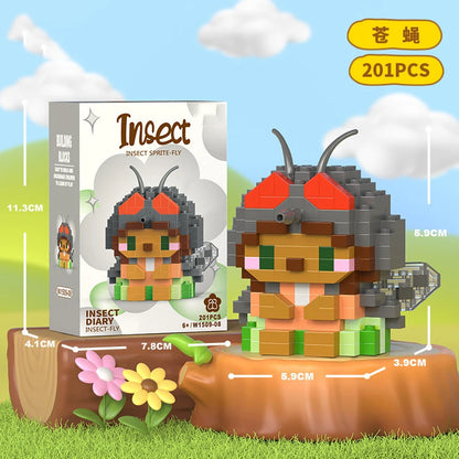 Micro Building Blocks - Creative Animal Brick Set | DIY Mini Construction Toys Kit