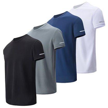 Men's Quick Dry T-Shirt - Four Season Sports Tee | Breathable Polyester, Plus Size