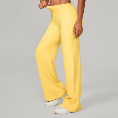 Women Yoga Pants – Soft Stretchy Fabric Full Length Leggings With Elastic Waist