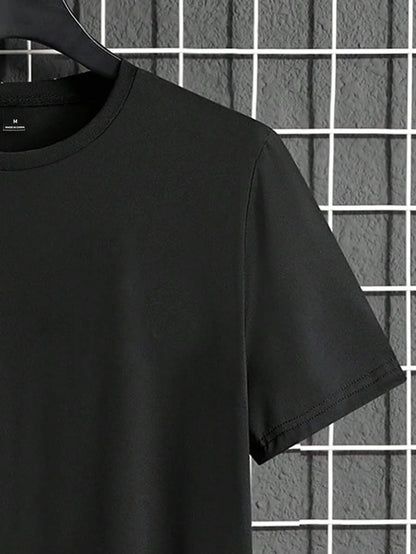Men Cotton T Shirt - Summer Casual Tee | Breathable Loose Fit Hip Hop Top