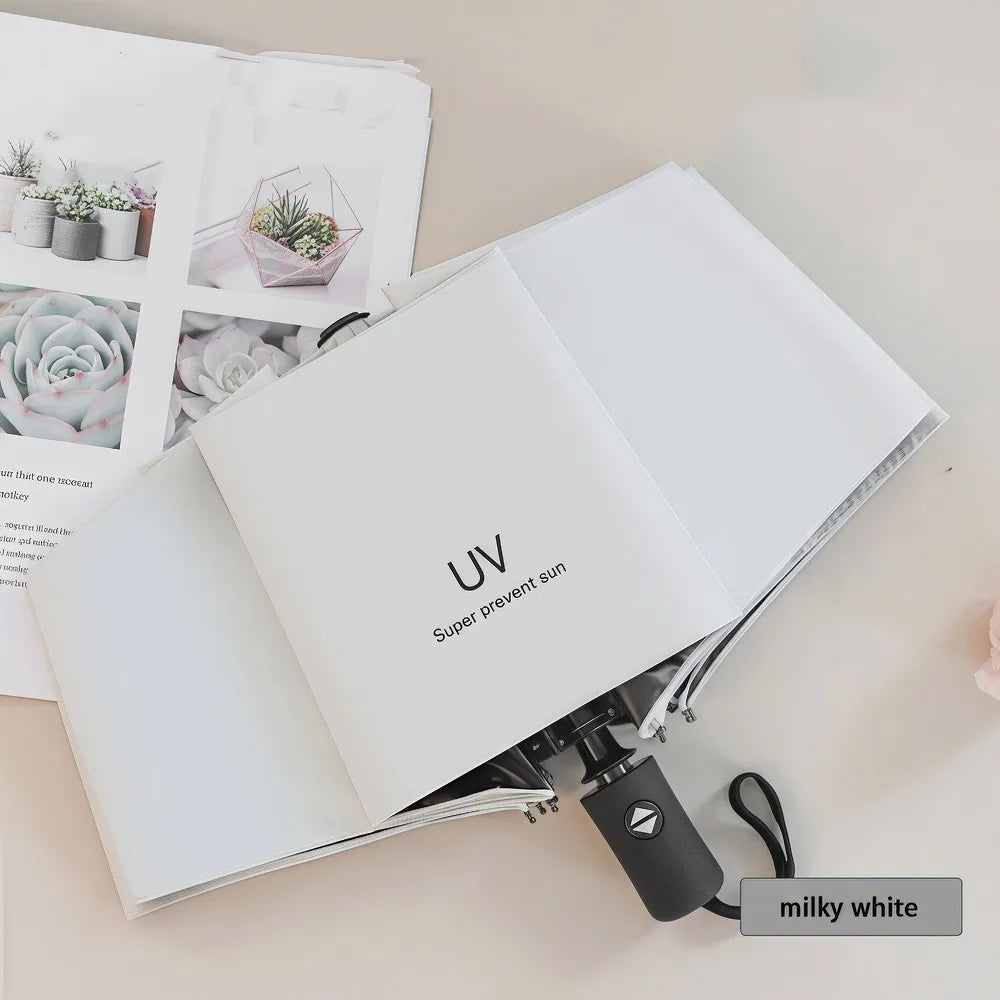 The portable automatic umbrella is sturdy and durable, suitable for various weather conditions zwq