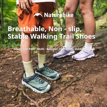 Naturehike Kids' Non-slip Lightweight Hiking Sneakers Anti-Slip Tape Walking Shoes Outdoor Travel Sneakers for River Tracing