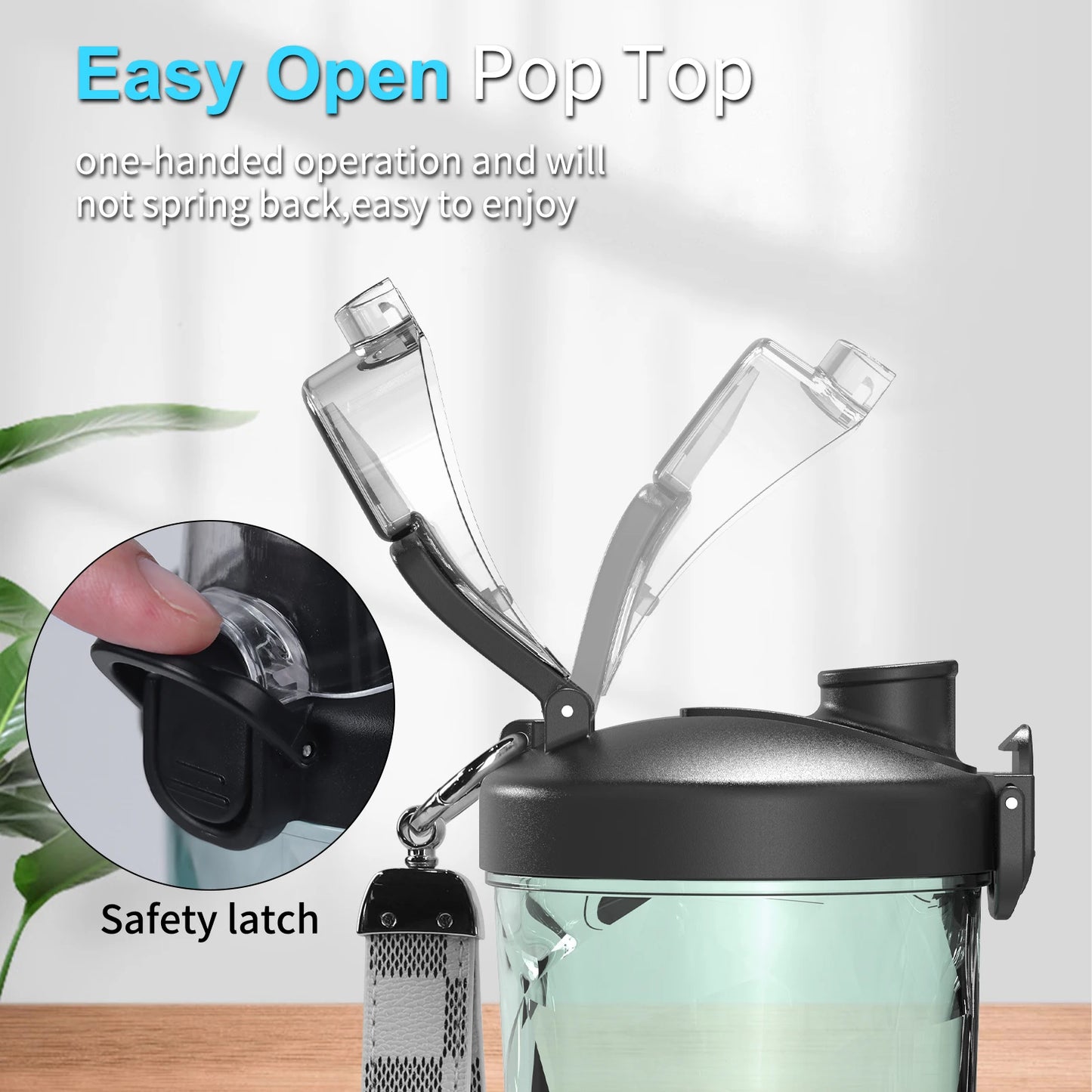 Portable Electric Blender - 600ML USB Rechargeable Fruit Mixer