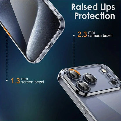 Ultra Thin Clear Phone Case For iPhone 17 16 Pro Max 17Pro Soft Silicone Transparent Cases For iPhone 15 14 13 17 Pro Max Cover
