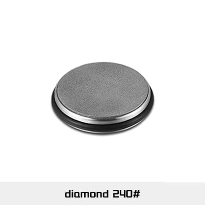 Rolling Knife Sharpener | Double Sided Diamond Sharpening Stone with Magnetic Angle