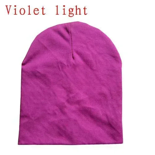 Hip Hop Baby Hat  Scarf Set - Cotton Toddler Cap for Boys  Girls Winter Warm Solid Color
