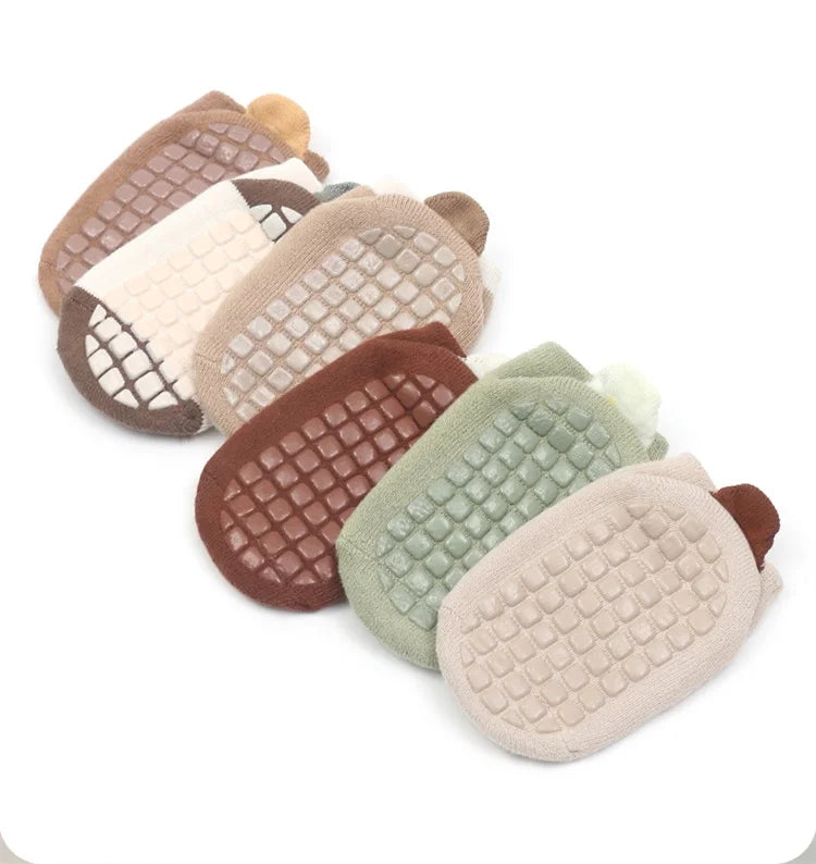 0-5Years Winter Thick Terry Cotton Baby Girl Sock with Rubber Soles Infant Animal Funny Sock Newborn Baby Indoor Floor Socks New