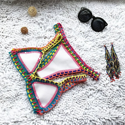 Neoprene Bikini Set - Sexy Two Piece Womens Swimsuit for Summer Beach Wear - ZOOMNSTORE