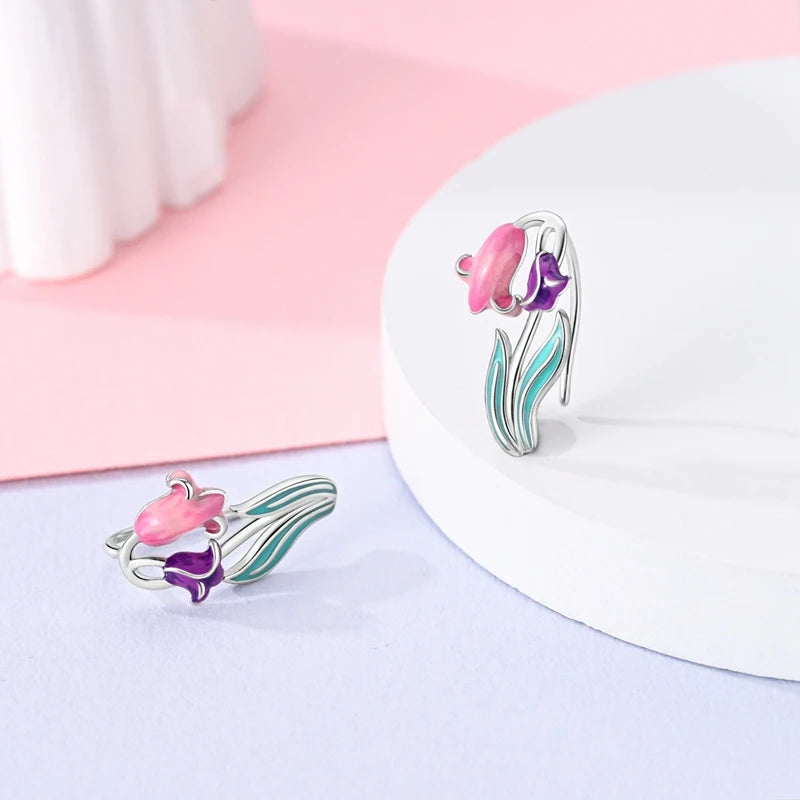 Sterling Silver Hoop Earrings – Zirconium Star Drop Style For Women’s Anniversary Jewelry Gift