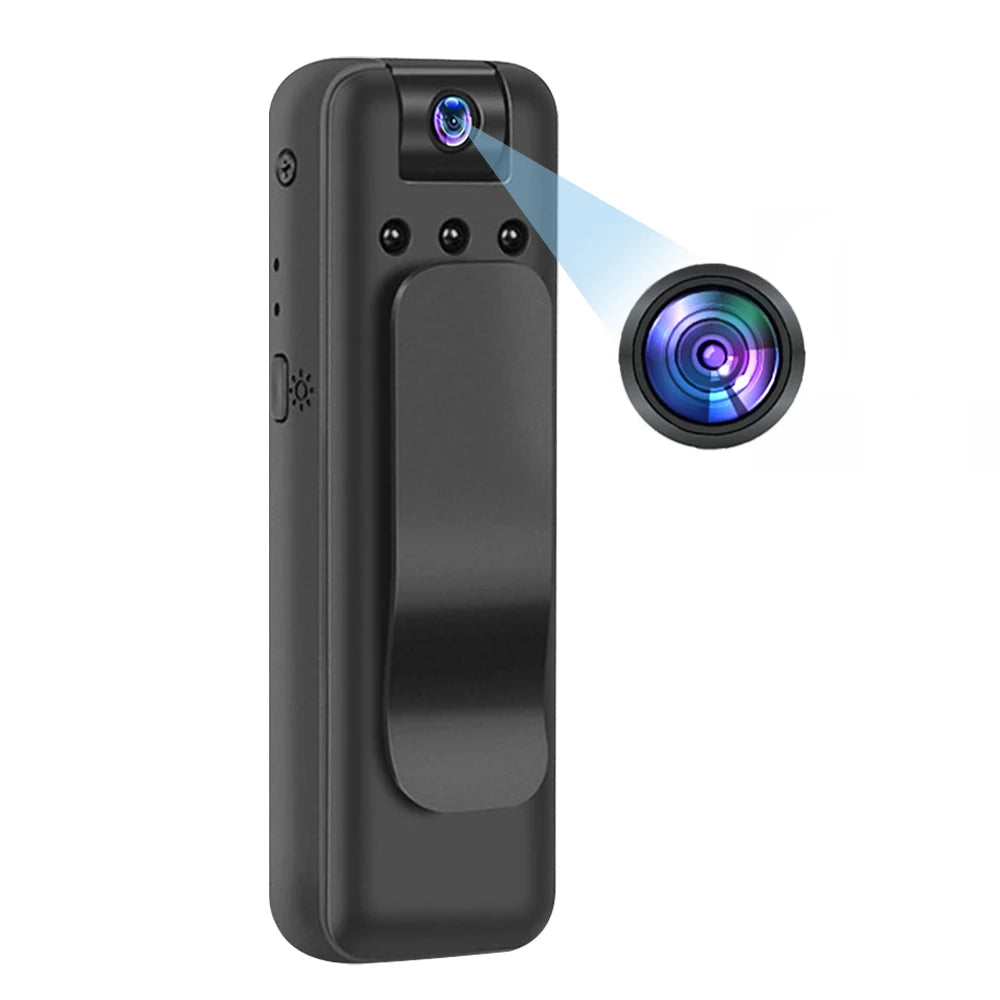 Mini HD Camera - Portable Video Recorder | Infrared Night Vision Body Worn Camera