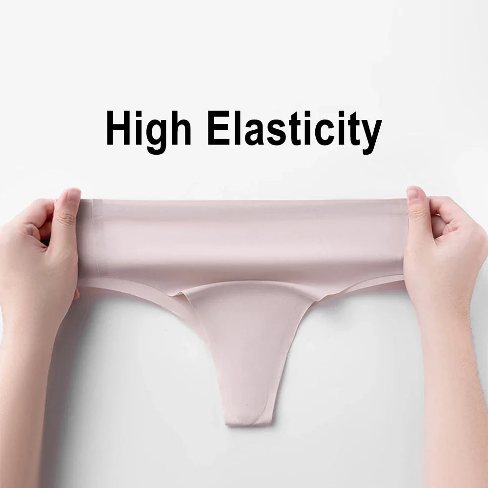 3PCS Seamless Camel Toe Prevention Panties - Invisible No Show Underwear for Yoga, Gym & Leggings (Women's Workout Underwear)
