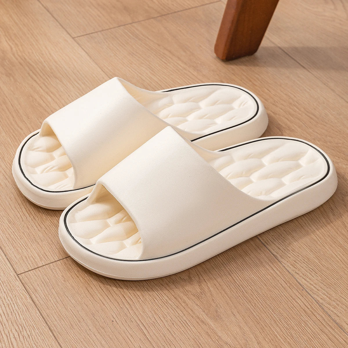 Mens Summer Cloud Sandals - Soft Non-Slip Slippers for Indoor  Outdoor Use