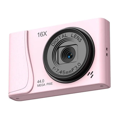 4K Digital Camera - Compact CCD Sensor Camera With 16X Zoom & Auto Focus