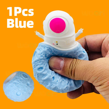 Squeeze Astronauts Planet TPR Cup Anti Stress Pop Up Funny Toys Joke Decompression Fidget Sensory Stress Gift for Kids Adults
