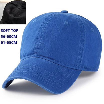 Big Head Man Large Size Mesh Baseball Hats Outdoors Plus Size Sport Caps Dad Oversize Trucker Cap 56-61cm 62-66cm