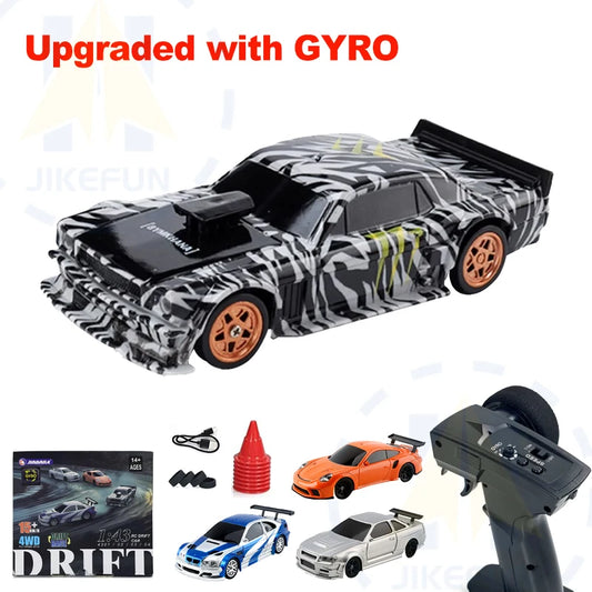 Upgraded 143 RC Drifting Car - High Speed 4WD Radio Control Mini Vehicle - ZOOMNSTORE