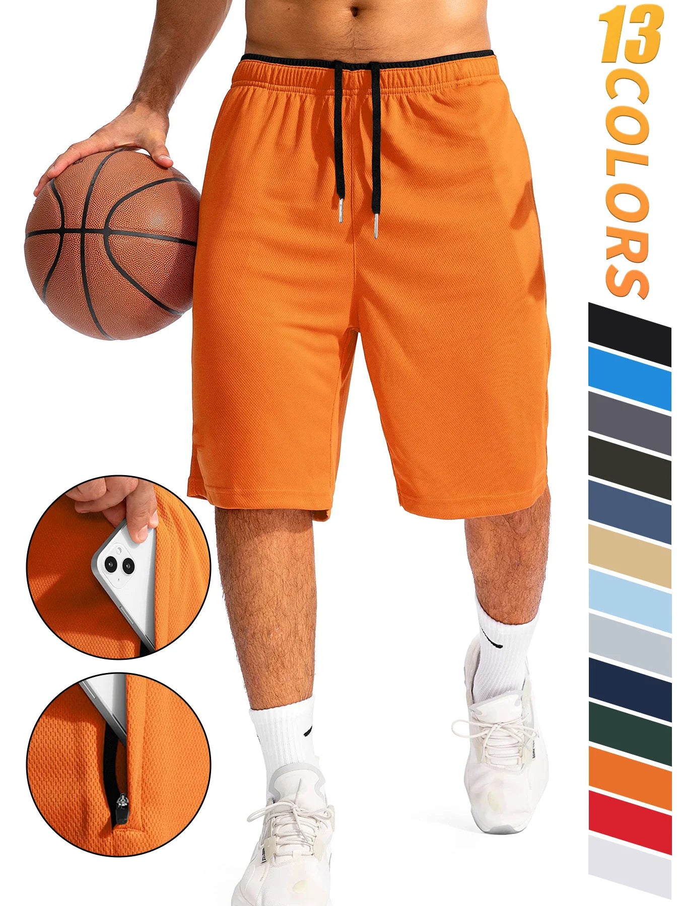 Men's Sport Shorts Sportswear Summer Running Basketball Shorts Beach Bottoms Gym Fitness Tracksuit Jogging Training Short Pants