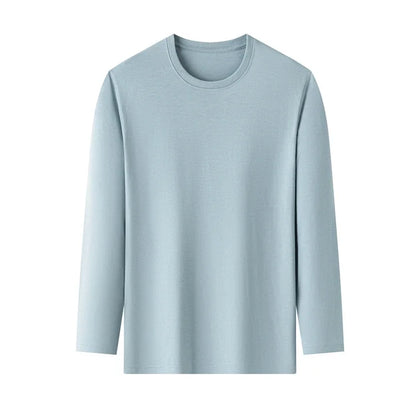 Men's Long Sleeve T-Shirt - Cotton Casual Tee | Breathable Summer Wear