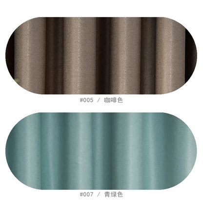 Windproof Winter Curtains - Thick Cotton Thermal Drapes for French Windows | Sound Insulation & Energy Saving