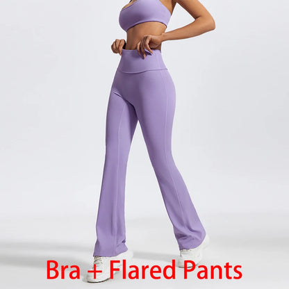 Women Gym Workout Set – Two Piece Activewear with Quick Dry Sportswear & Breathable Bra