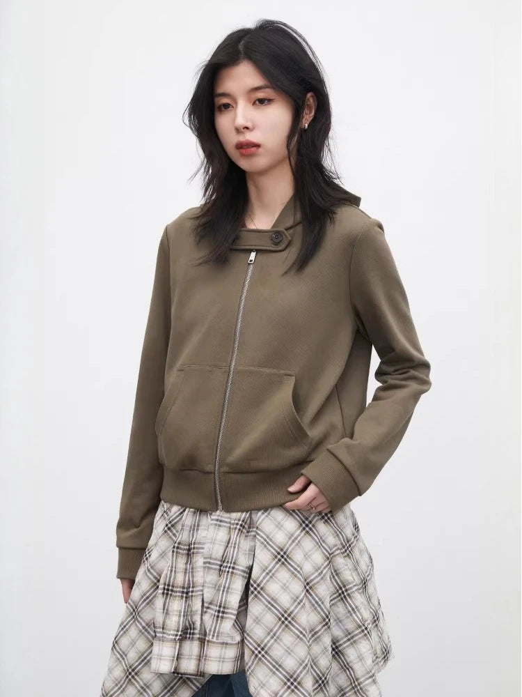 CHIC VEN Fashion Women Sweatshirts Solid Slim New Hooded Warm Female Jacket Short Sportswear for Woman Spring Autumn 2026