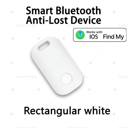 Mini Smart GPS Tracker Key Finder Locator Anti Lost Device Tracker For Kids Pets Car Luggage Works With Find My APP iOS System