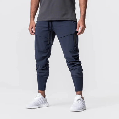 2025 New Men's Cargo Pants Summer Thin Loose Quick-Drying Elastic Leggings Running Training Sweatpants Casual Trend Trousers