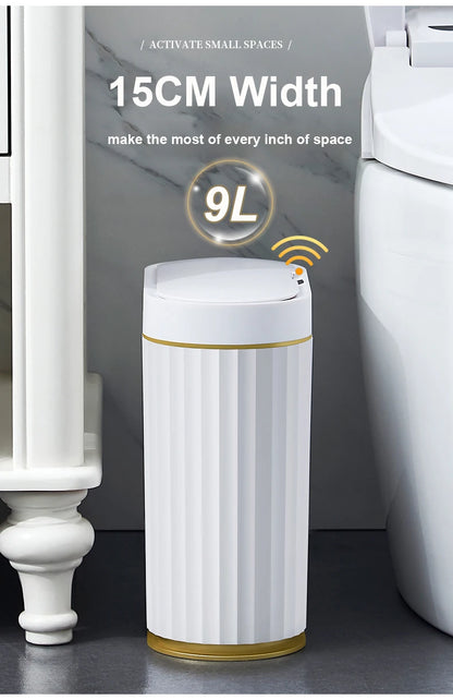 Automatic Sensor Trash Can - 79L Smart Induction Garbage Bin for Bathroom and Kitchen