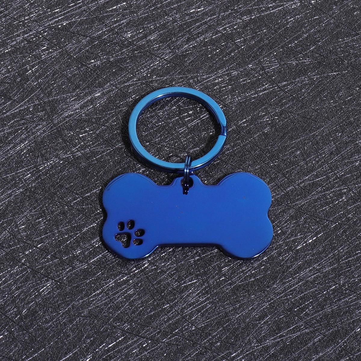 Custom Text Dog Tags Personalized Name Dog Cat ID Tag Bone Shaped Pendant Laser Engraving Address Number Customized Pets ID Tag