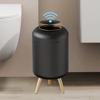Smart Motion Sensor Trash Can - Automatic Plastic Bin for Home  Office