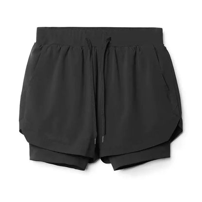 Camo Running Shorts Men Gym Sports Shorts 2 In 1 Quick Dry Workout Training Gym Fitness Jogging Short Pants Summer Men Shorts